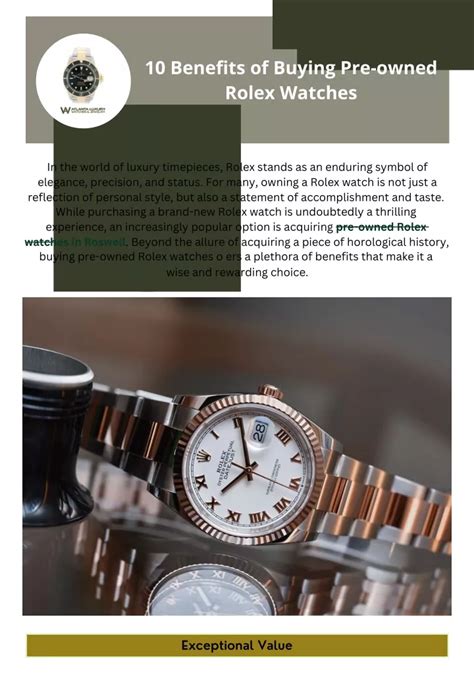 buying pre owned rolex